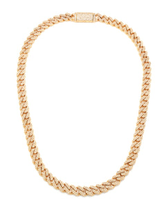 yellow gold cuban diamonds