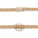 yellow gold cuban diamonds
