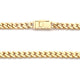 yellow gold cuban diamonds