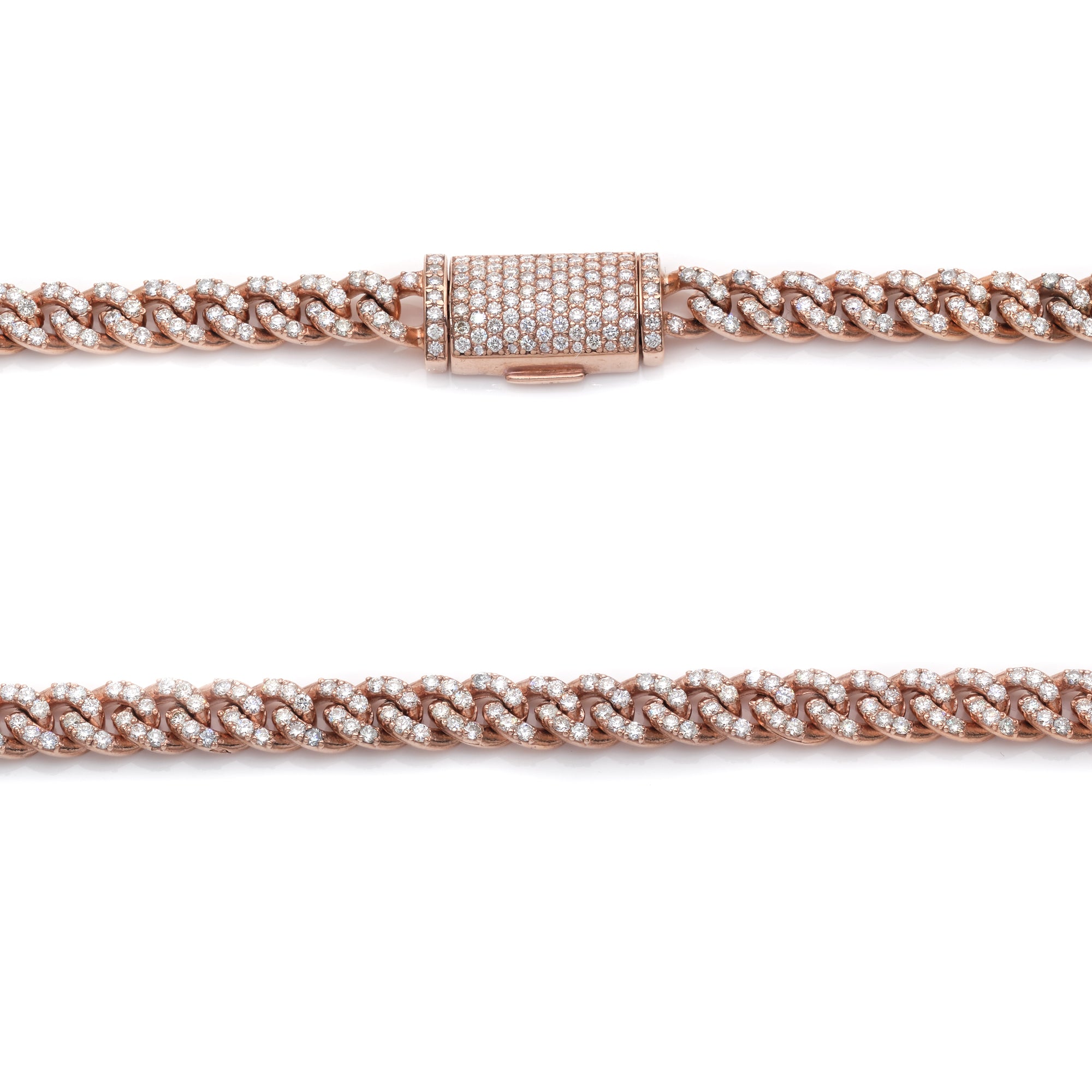 rose gold Cuban chain