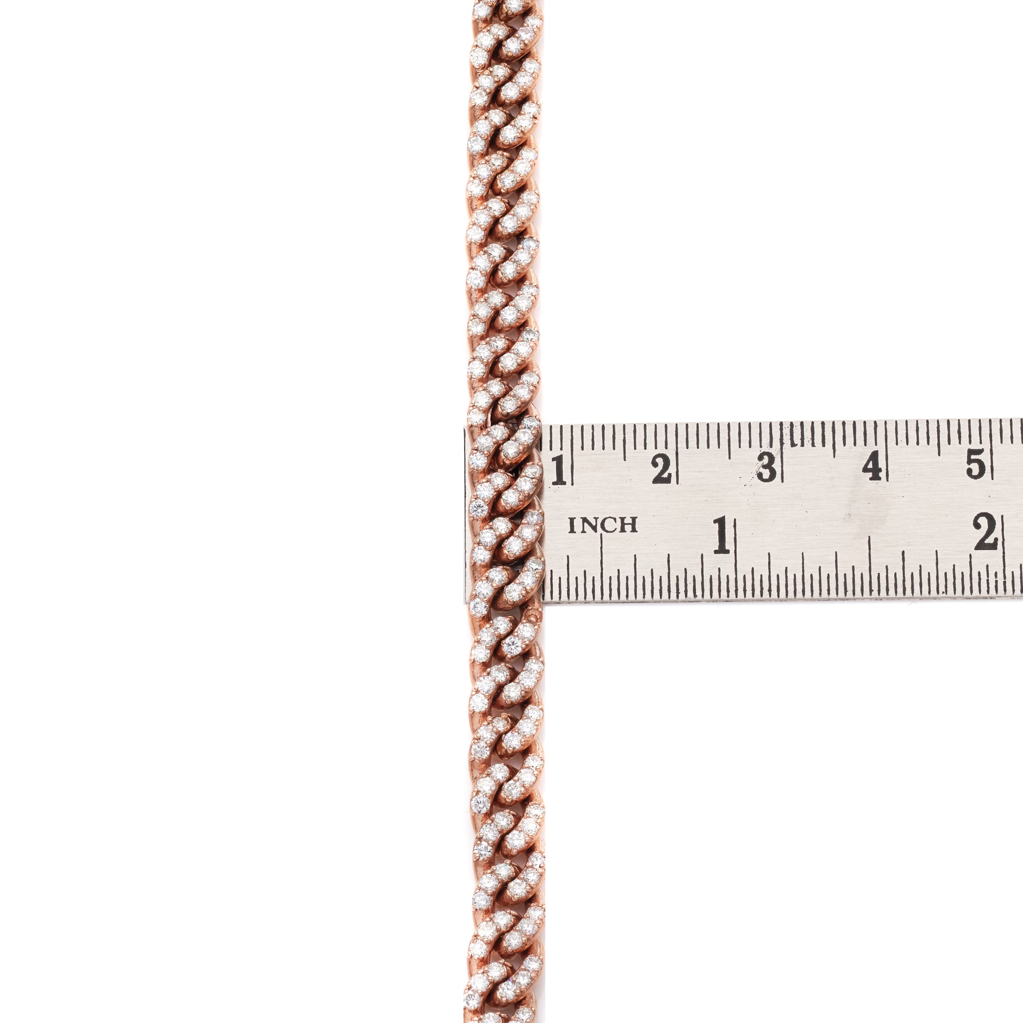 rose gold Cuban chain