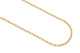 yellow gold bead chain