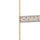 yellow gold bead chain