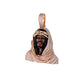pendant rose gold black jesus