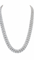 10k White Gold Cuban Necklace