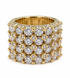 Diamond Pinky Ring in Rose Gold 9 Ctw 35 gram