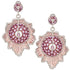 Amethyst Wave Chandelier Earrings