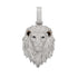 Fully Iced Lion Head Pendant