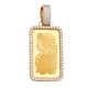 Diamond Suisse Stamp Pendant