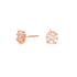 Round Post Cluster Earrings