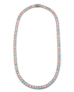 Baguette Diamond Link Chain