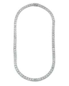 Baguette Diamond Link Chain