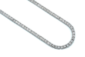 Baguette Diamond Link Chain