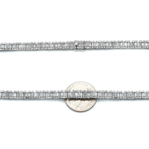 Baguette Diamond Link Chain