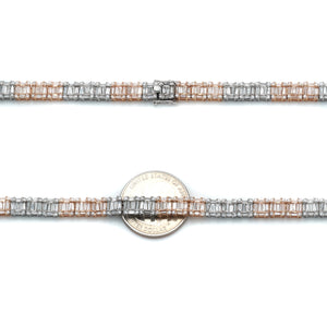 Baguette Diamond Link Chain
