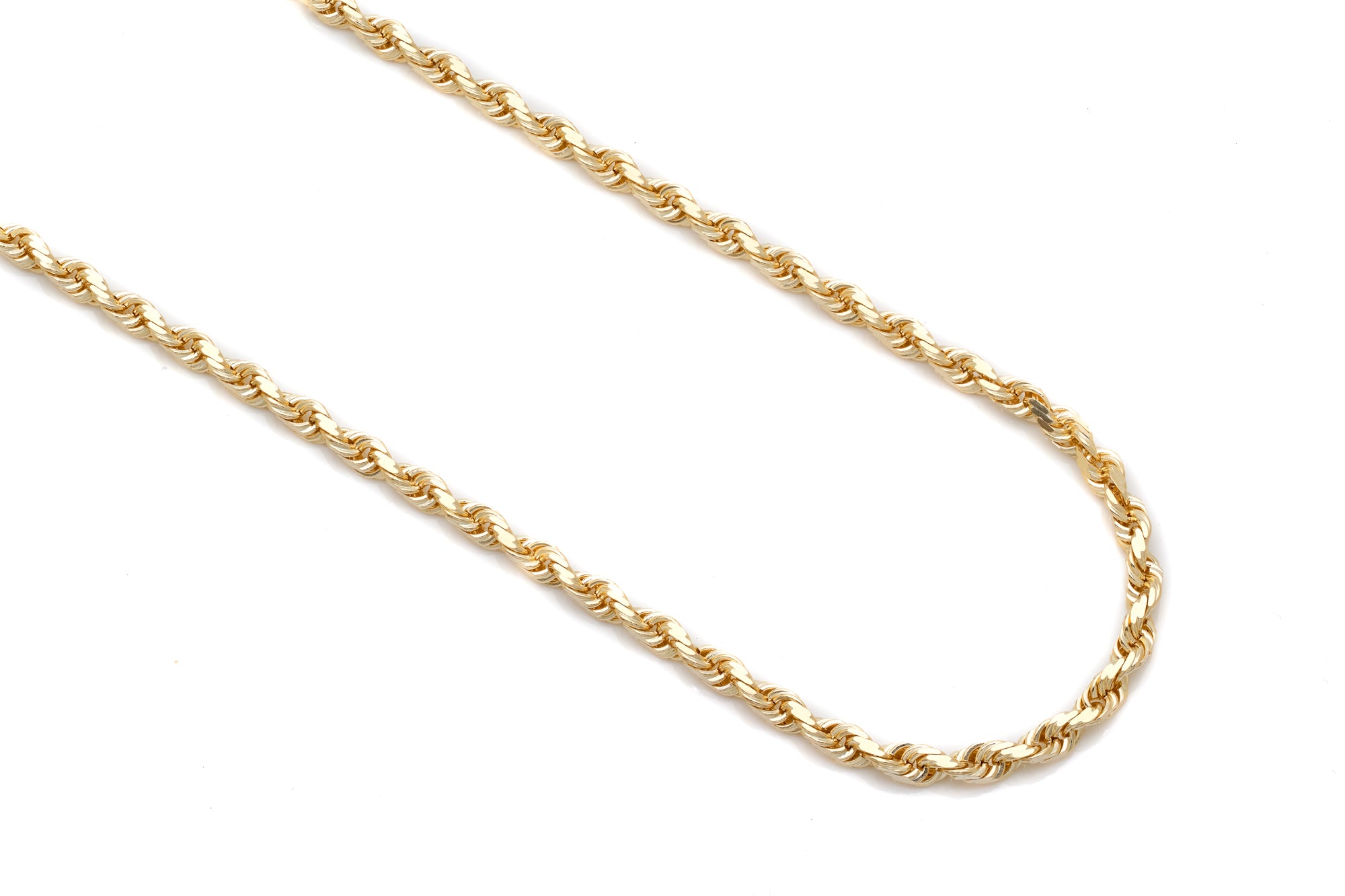 Rope Link Yellow Gold Chain