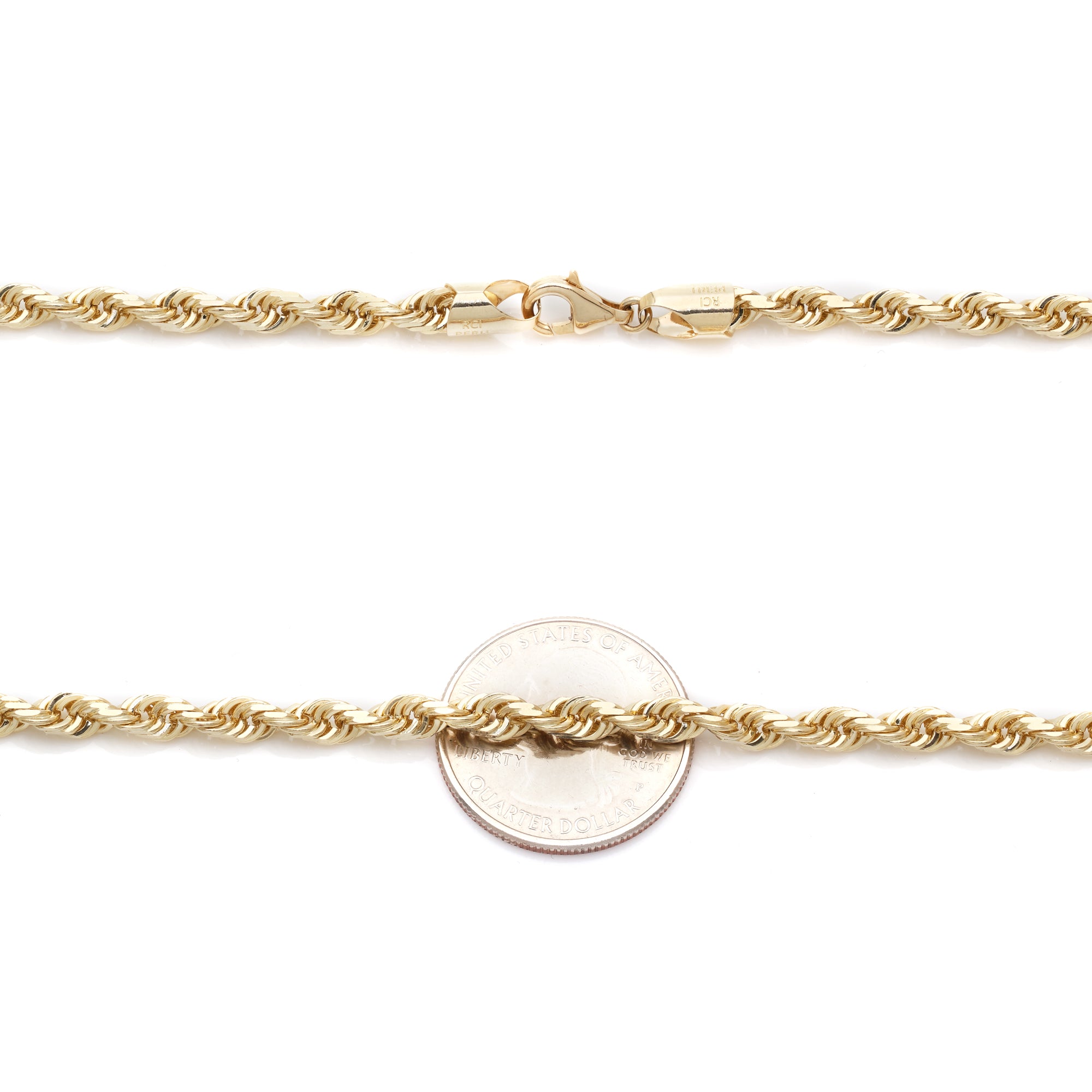 Rope Link Yellow Gold Chain II