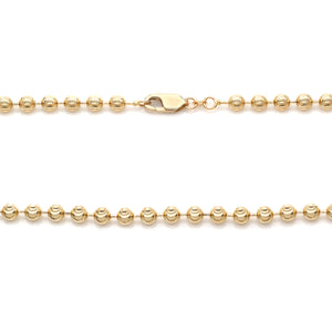 Moon Cut Yellow Gold Chain II