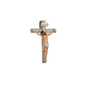 Micro Diamond Crucifix