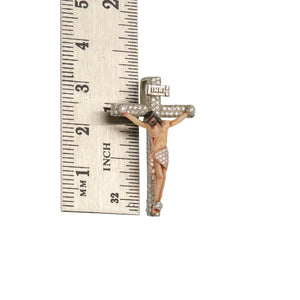 Micro Diamond Crucifix