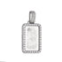 Micro Diamond Suisse Stamp Pendant
