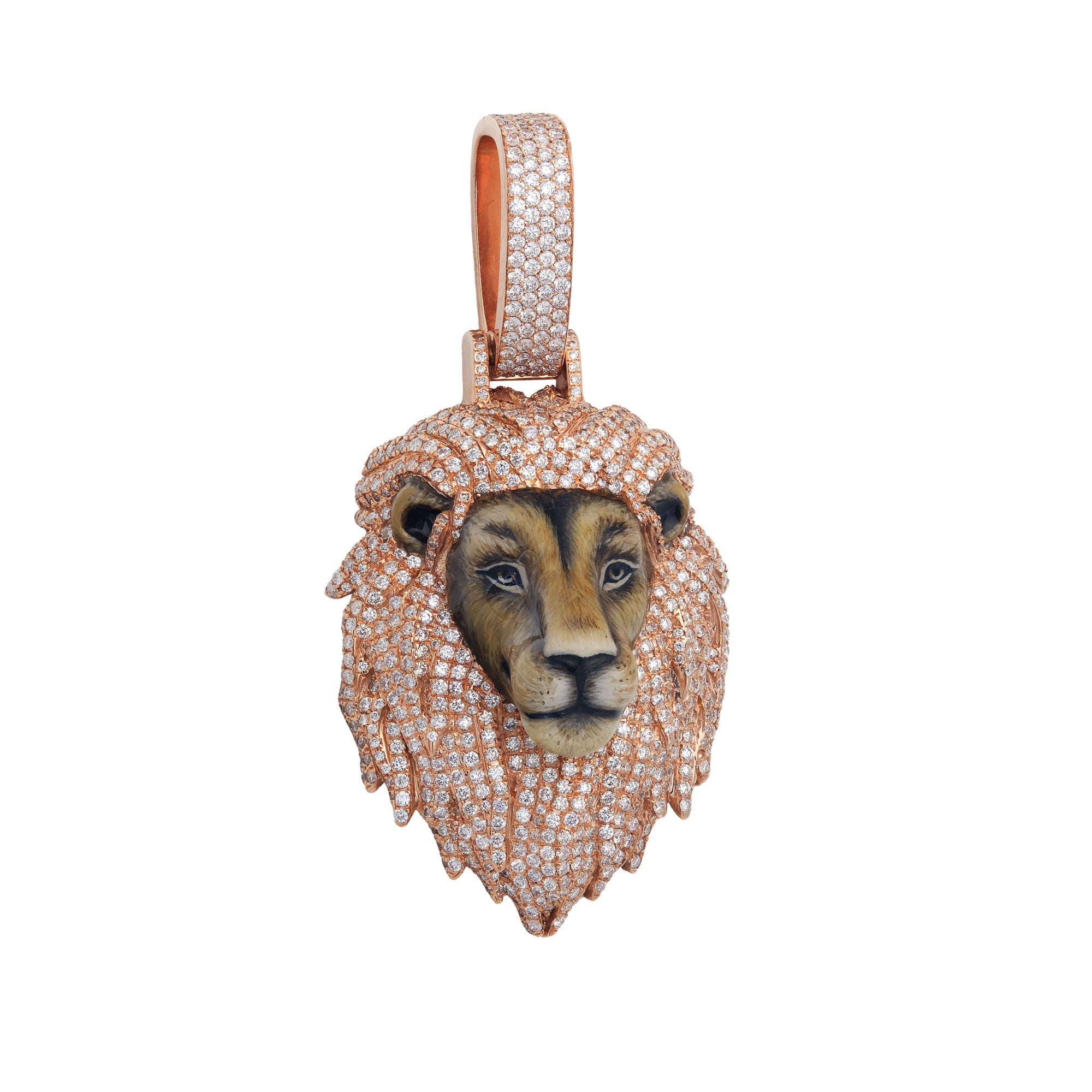 Micro Lion Head Pendant