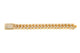 3 Row Diamond Prong Set Cuban Link Bracelet