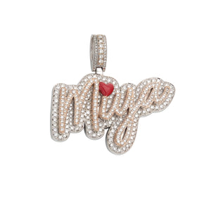 4 Letter Script Pendant