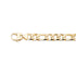 Curbed Figaro Link Gold Chain