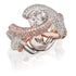 Braided Pressure Set Diamond Ring