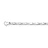 Fancy White Gold Link Chain